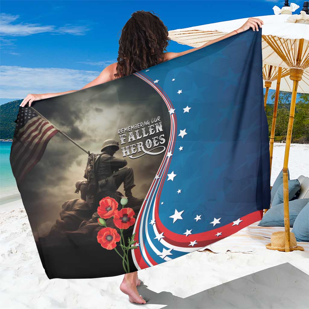 US Memorial Day 2025 Sarong Remembering Our Fallen Heroes