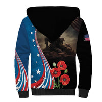 US Memorial Day 2025 Sherpa Hoodie Remembering Our Fallen Heroes