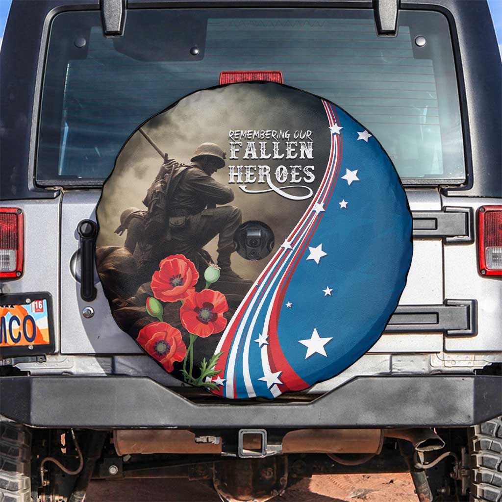 US Memorial Day 2025 Spare Tire Cover Remembering Our Fallen Heroes