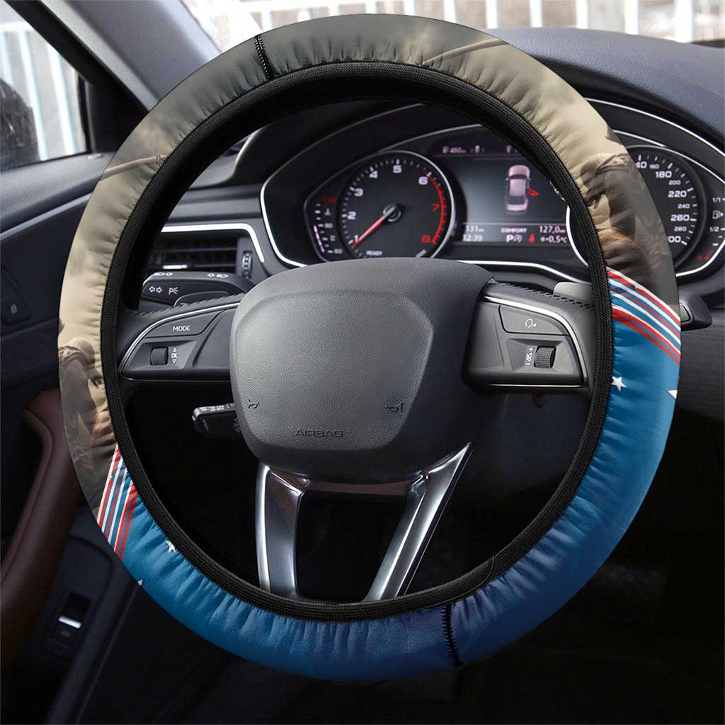 US Memorial Day 2025 Steering Wheel Cover Remembering Our Fallen Heroes