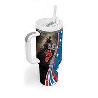 US Memorial Day 2025 Tumbler With Handle Remembering Our Fallen Heroes