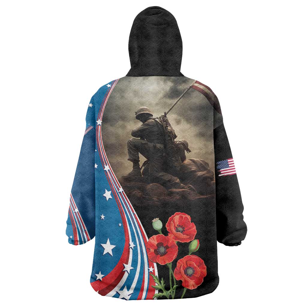 US Memorial Day 2025 Wearable Blanket Hoodie Remembering Our Fallen Heroes