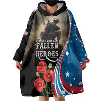 US Memorial Day 2025 Wearable Blanket Hoodie Remembering Our Fallen Heroes