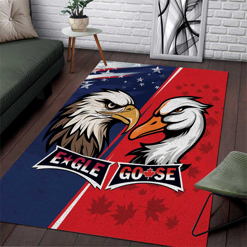 Canada Goose x USA Band Eagle Faced Off Area Rug