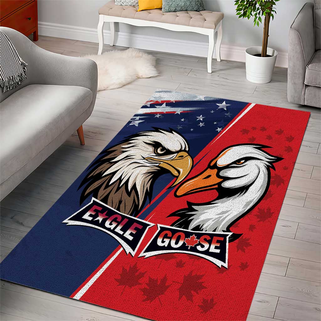 Canada Goose x USA Band Eagle Faced Off Area Rug
