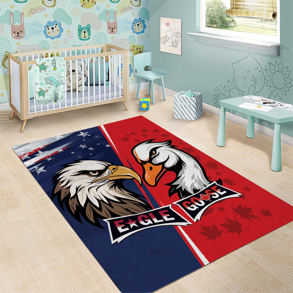 Canada Goose x USA Band Eagle Faced Off Area Rug