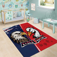 Canada Goose x USA Band Eagle Faced Off Area Rug