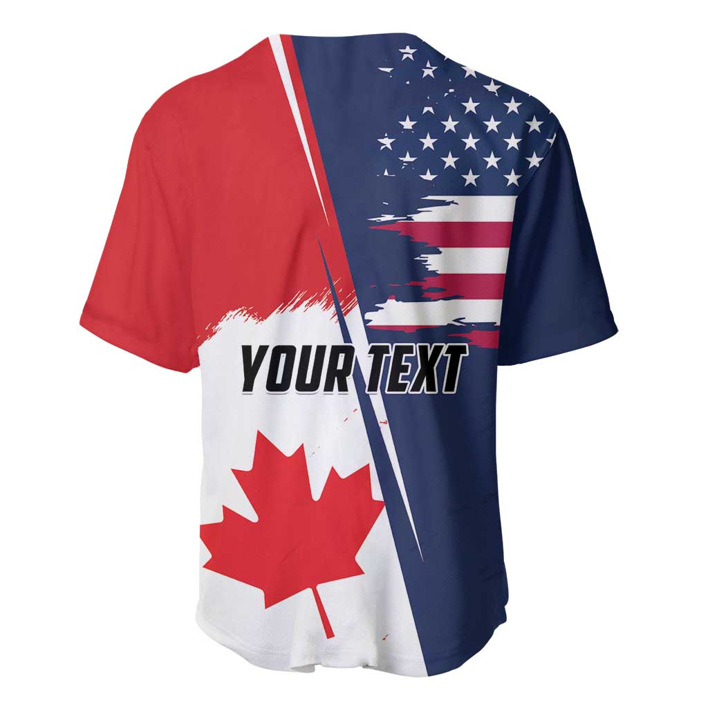 Personalized Canada Goose x USA Band Eagle Faced Off Baseball Jersey