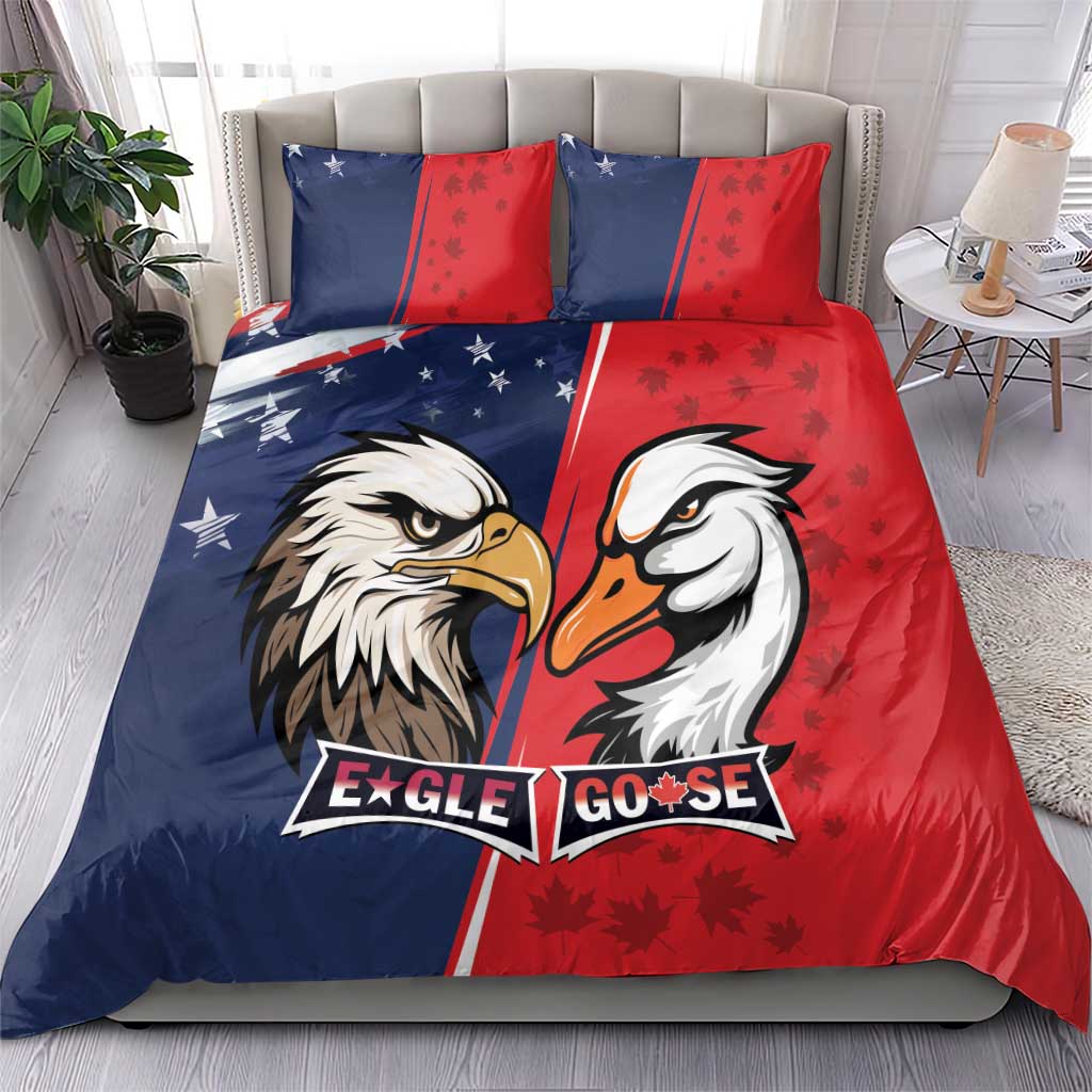 Canada Goose x USA Band Eagle Faced Off Bedding Set