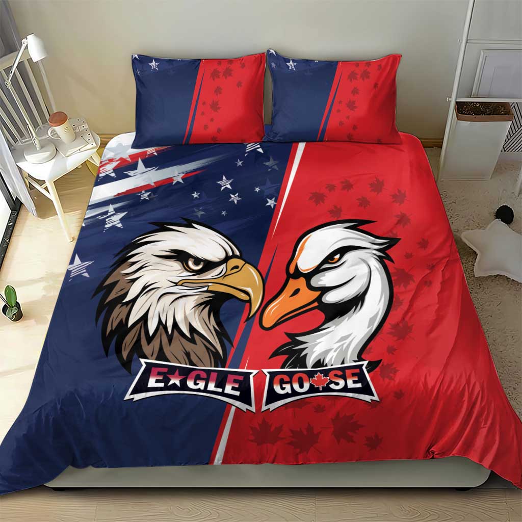 Canada Goose x USA Band Eagle Faced Off Bedding Set