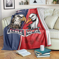 Canada Goose x USA Band Eagle Faced Off Blanket