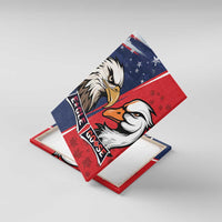 Canada Goose x USA Band Eagle Faced Off Canvas Wall Art