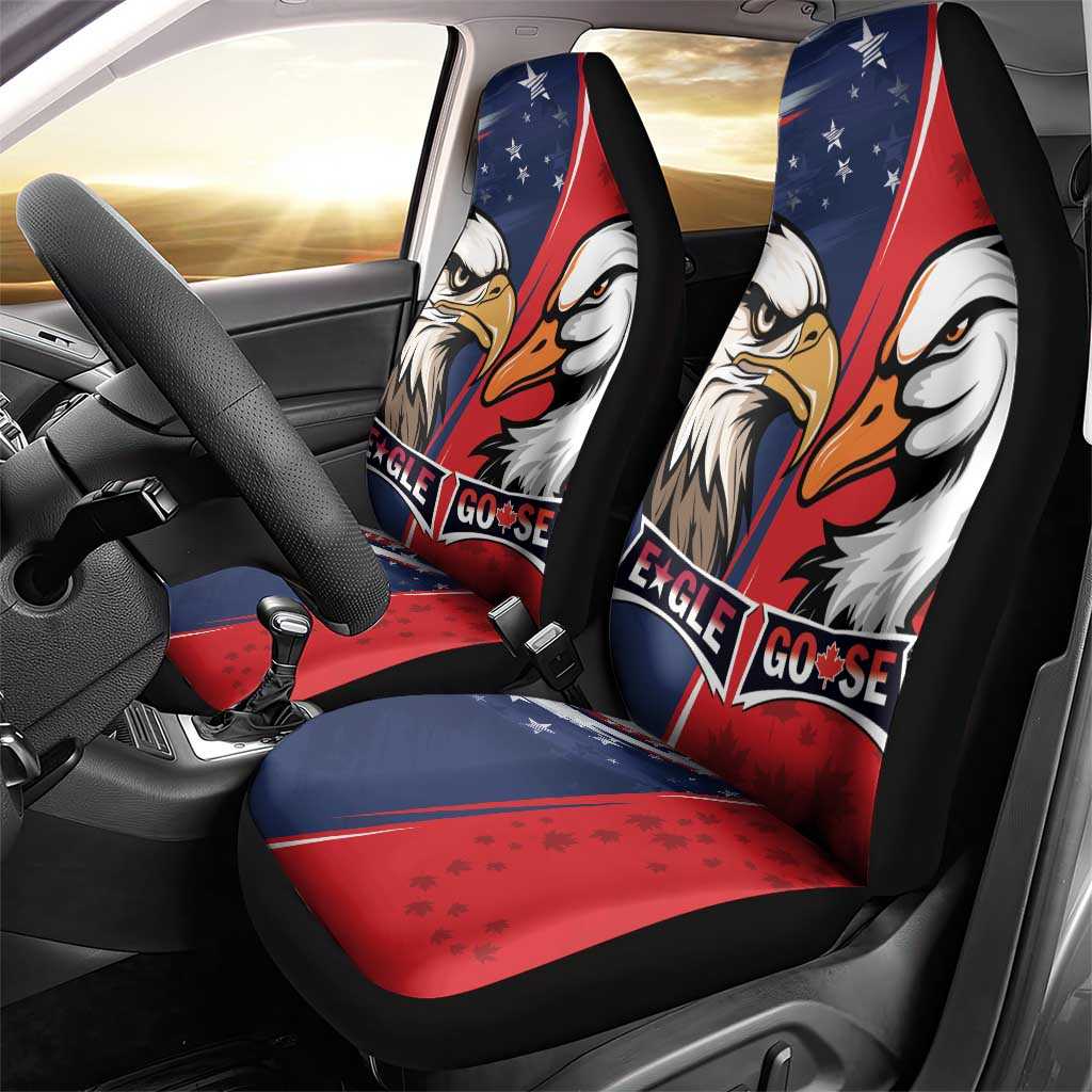 Canada Goose x USA Band Eagle Faced Off Car Seat Cover