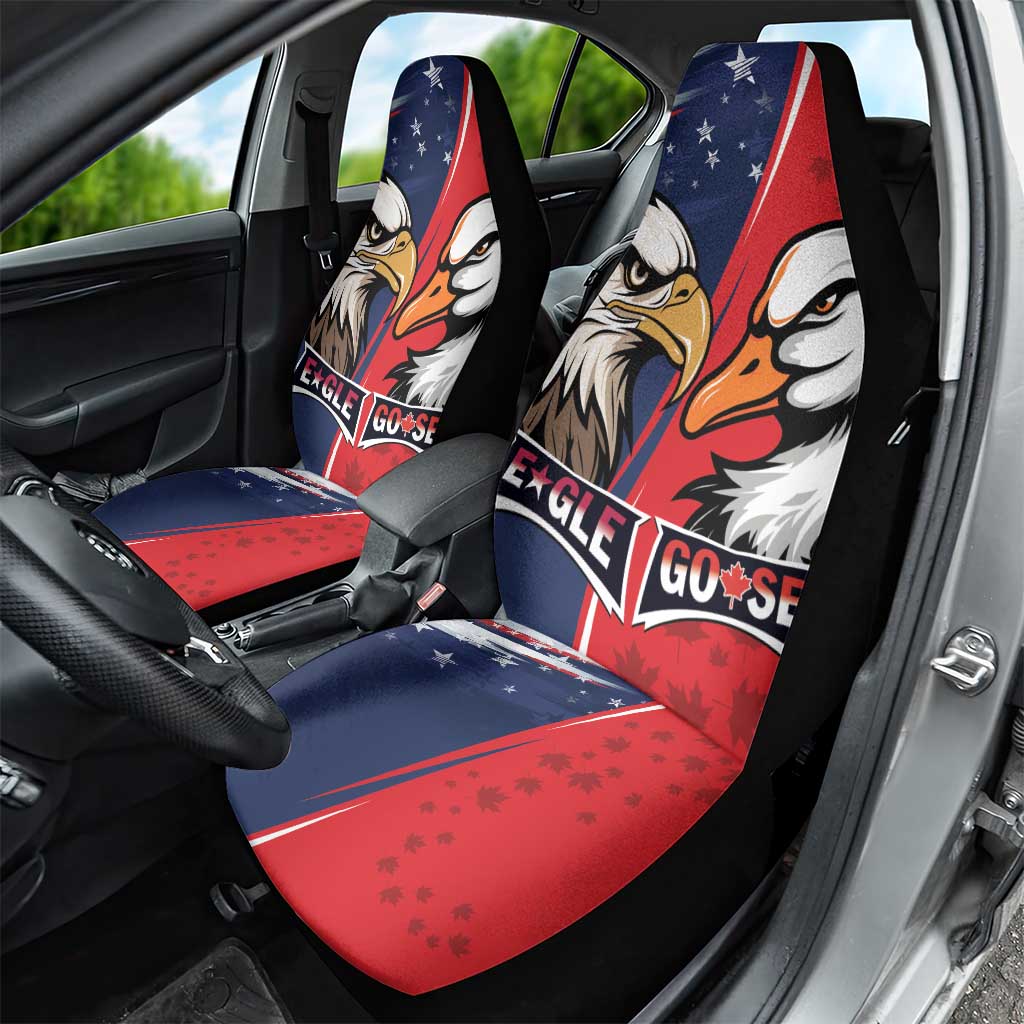 Canada Goose x USA Band Eagle Faced Off Car Seat Cover
