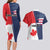 Personalized Canada Goose x USA Band Eagle Faced Off Couples Matching Long Sleeve Bodycon Dress and Hawaiian Shirt