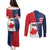 Personalized Canada Goose x USA Band Eagle Faced Off Couples Matching Puletasi and Long Sleeve Button Shirt