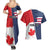 Personalized Canada Goose x USA Band Eagle Faced Off Couples Matching Summer Maxi Dress and Hawaiian Shirt