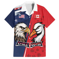 Personalized Canada Goose x USA Band Eagle Faced Off Family Matching Puletasi and Hawaiian Shirt