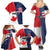 Personalized Canada Goose x USA Band Eagle Faced Off Family Matching Summer Maxi Dress and Hawaiian Shirt