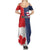 Personalized Canada Goose x USA Band Eagle Faced Off Family Matching Summer Maxi Dress and Hawaiian Shirt