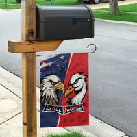 Canada Goose x USA Band Eagle Faced Off Garden Flag