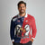 Personalized Canada Goose x USA Band Eagle Faced Off Long Sleeve Polo Shirt