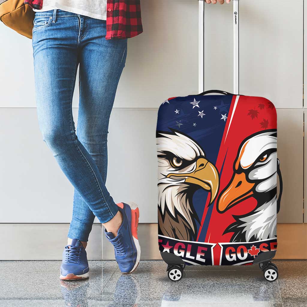 Canada Goose x USA Band Eagle Faced Off Luggage Cover