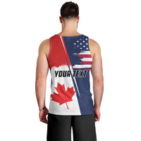 Personalized Canada Goose x USA Band Eagle Faced Off Men Tank Top