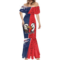 Personalized Canada Goose x USA Band Eagle Faced Off Mermaid Dress