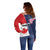 Personalized Canada Goose x USA Band Eagle Faced Off Off Shoulder Sweater
