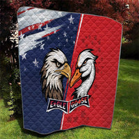 Canada Goose x USA Band Eagle Faced Off Quilt