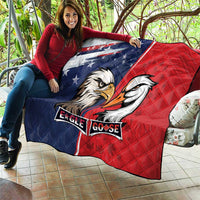 Canada Goose x USA Band Eagle Faced Off Quilt