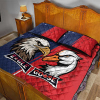 Canada Goose x USA Band Eagle Faced Off Quilt Bed Set