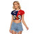 Personalized Canada Goose x USA Band Eagle Faced Off Raglan Cropped T Shirt