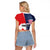 Personalized Canada Goose x USA Band Eagle Faced Off Raglan Cropped T Shirt