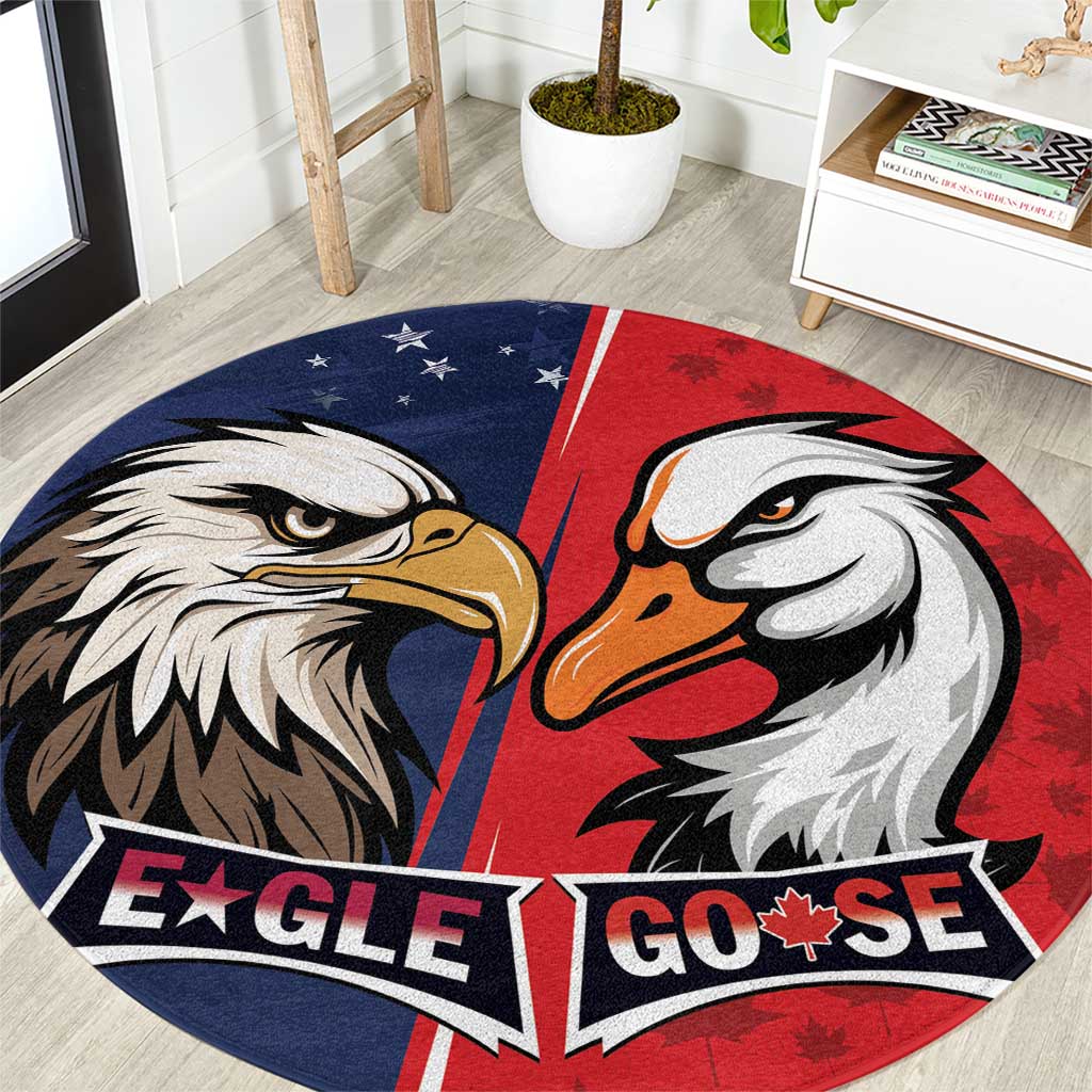 Canada Goose x USA Band Eagle Faced Off Round Carpet