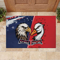 Canada Goose x USA Band Eagle Faced Off Rubber Doormat