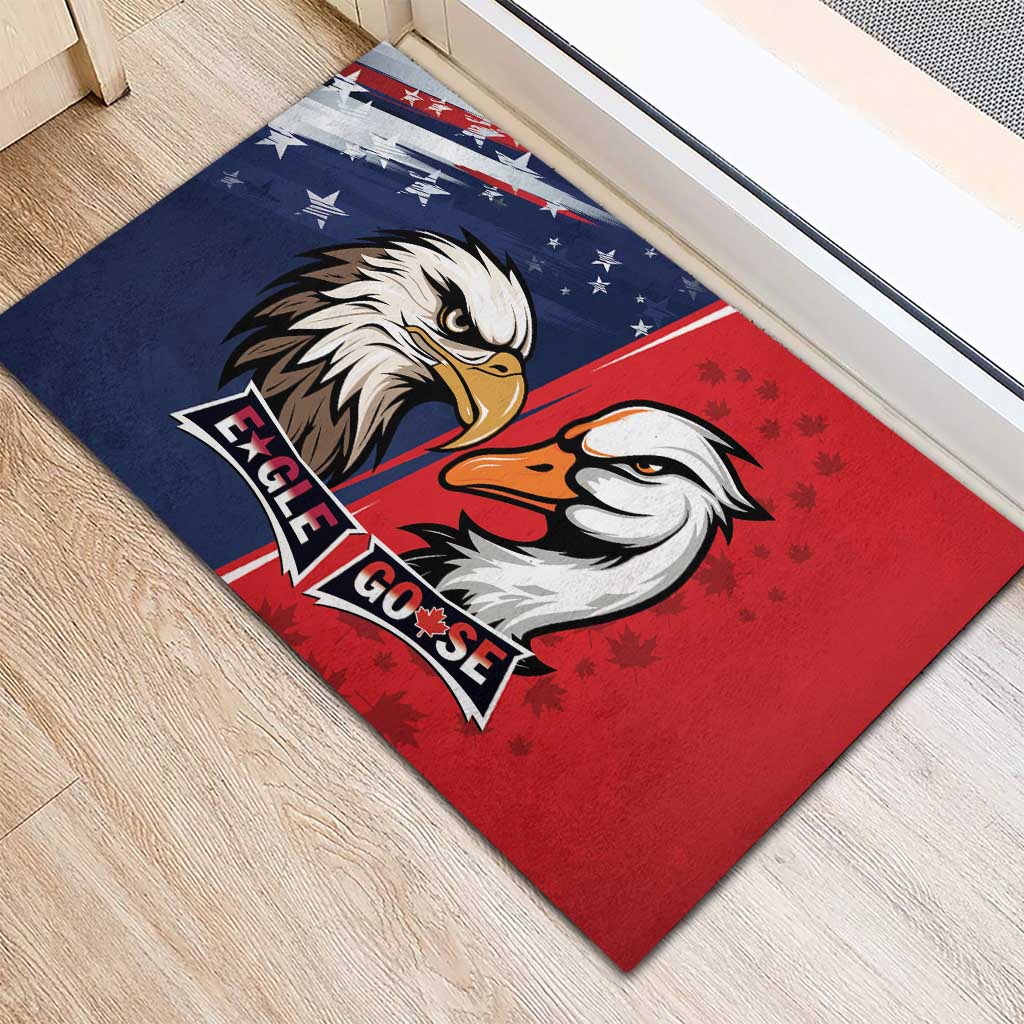 Canada Goose x USA Band Eagle Faced Off Rubber Doormat