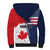 Personalized Canada Goose x USA Band Eagle Faced Off Sherpa Hoodie