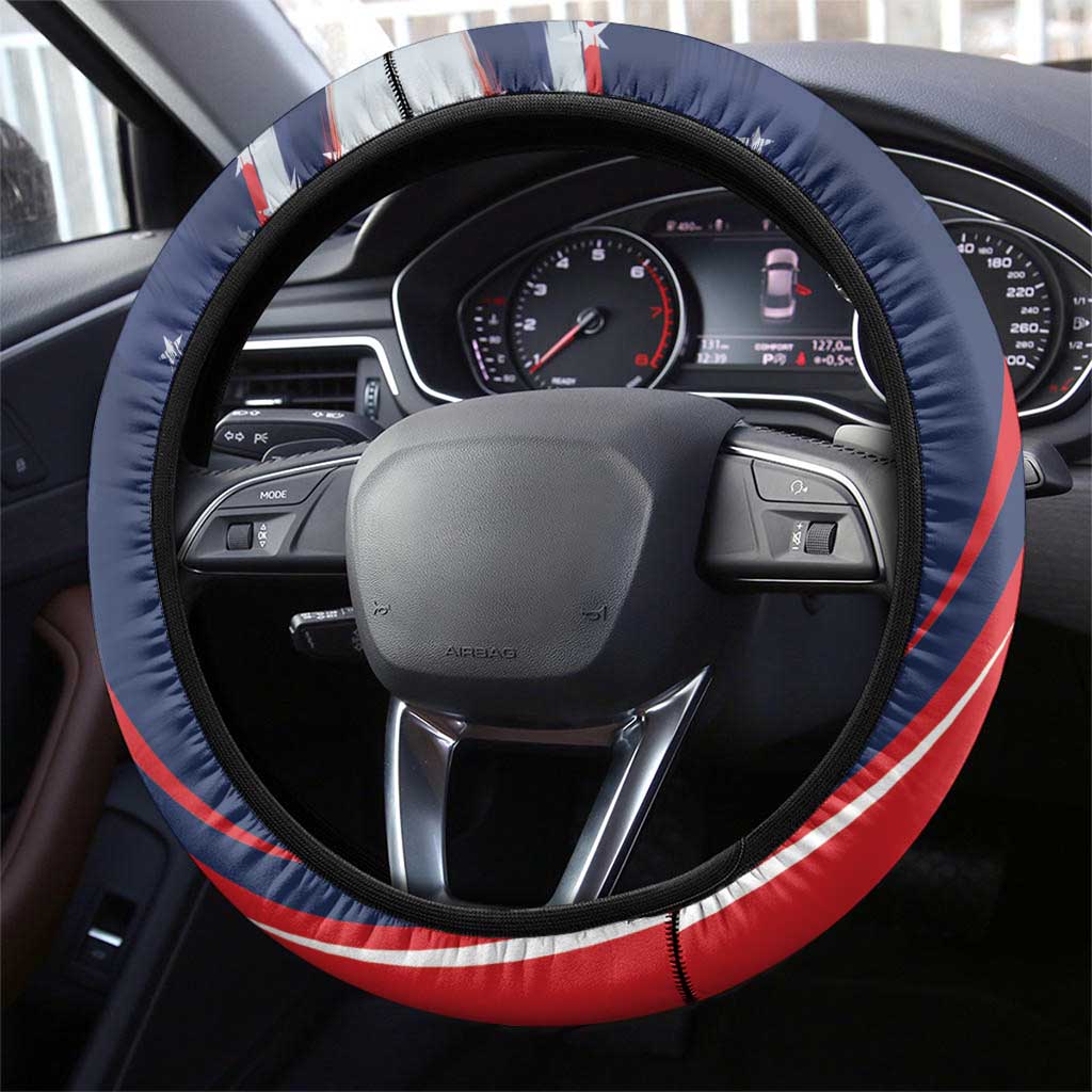 Canada Goose x USA Band Eagle Faced Off Steering Wheel Cover