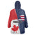 Personalized Canada Goose x USA Band Eagle Faced Off Wearable Blanket Hoodie