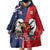 Personalized Canada Goose x USA Band Eagle Faced Off Wearable Blanket Hoodie