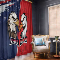 Canada Goose x USA Band Eagle Faced Off Window Curtain