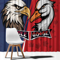 Canada Goose x USA Band Eagle Faced Off Window Curtain