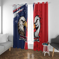 Canada Goose x USA Band Eagle Faced Off Window Curtain