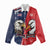 Personalized Canada Goose x USA Band Eagle Faced Off Women Casual Shirt