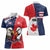 Personalized Canada Goose x USA Band Eagle Faced Off Women Polo Shirt