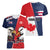 Personalized Canada Goose x USA Band Eagle Faced Off Women V-Neck T-Shirt