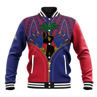 Haiti Heritage Month Baseball Jacket Zipper Stylized