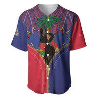 Haiti Heritage Month Baseball Jersey Zipper Stylized